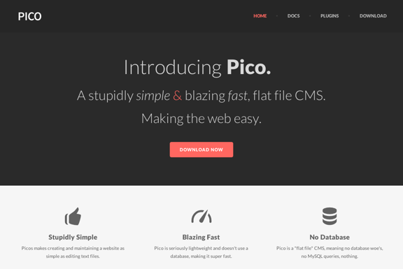 A stupidly simple & blazing fast, flat file CMS