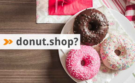 Ab 26.09. sind Domainnamen wie donut.shop möglich.