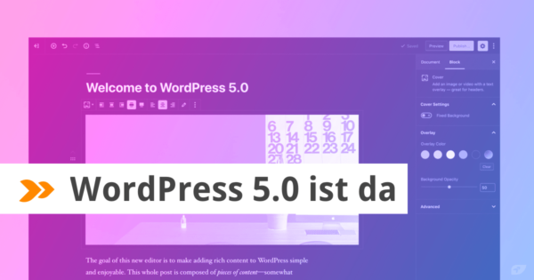 WordPress 5.0 ist da
